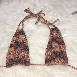 Snake skin pattern San Lorenzo top